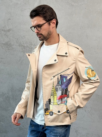 Дизайнерская мужская куртка